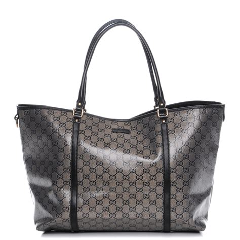 gucci crystal monogram large joy tote